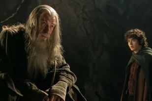 Gandalf junto a Frodo, pilares de la comunidad del anillo