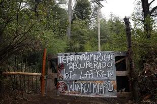 Terrenos usurpados por un grupo mapuche en Villa Mascardi