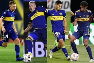Rolón, Briasco, Varela y Medina; cuatro jugadores que vuelven a ser reevaluados bajo el ciclo de Sebastián Battaglia
