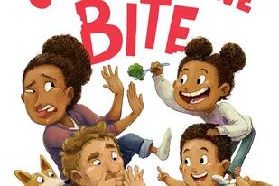 En esta imagen difundida por Dial Books for Young Readers, la portada de "Just Try One Bite", un libro para niños coescrito por Camila Alves McConaughey y Adam Mansbach e ilustrado por Mike Boldt. (Dial Books for Young Readers vía AP)
