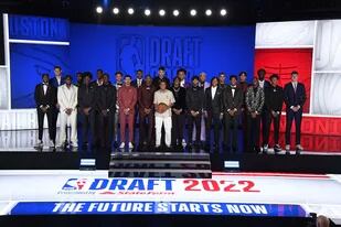 24/06/2022 Kylian Mbappé y las mejores selecciones del Draft 2022 de la NBA. DEPORTES NBA