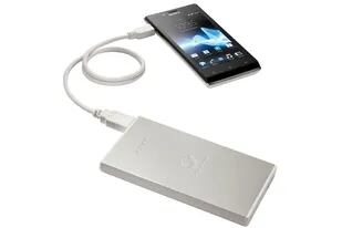 Una batería externa USB para celulares y tabletas