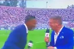 Un comentarista se desmayó en vivo antes del partido entre Real Madrid y AC Milan