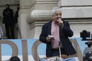 Julio Piumato encabezará hoy una nueva protesta en el Palacio de Tribunales