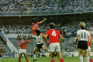 Imágenes del partido entre Inglaterra y Alemania Federal, durante el Mundial 82