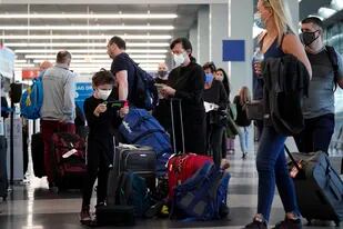 El aeropuerto O'Hare de Chicago fue uno de los que más caos vivió este fin de semana en Estados Unidos (AP Foto/Nam Y. Huh)