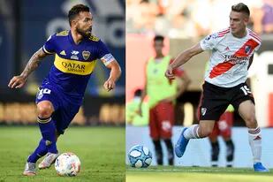 Carlos Tevez y Rafael Borré, dos de las figuras de Boca y River para afrontar la Copa Libertadores