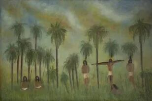 Mártires del Chaco, 2002
Serie Mártires
Óleo sobre tela
100 x 150 cm
Fotografía Ignacio Iasparra