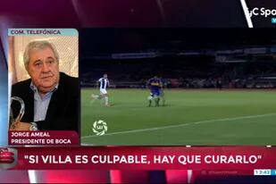 Ameal dijo que Boca no va a separar a Sebastián Villa y que está disponible para jugar