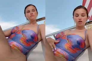 Selena Gómez se sumó al "body positive" desde un yate en Italia