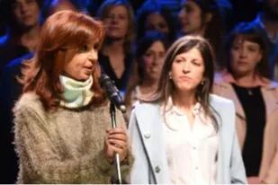 Cristina Kirchner junto a Fernanda Vallejos