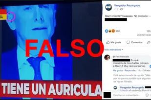 En Facebook, la desinformación se hizo viral a partir de dos publicaciones que editaron una captura de pantalla de la transmisión de Crónica TV.