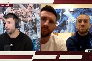 El reproche de Lionel Messi al Kun Agüero en Twitch