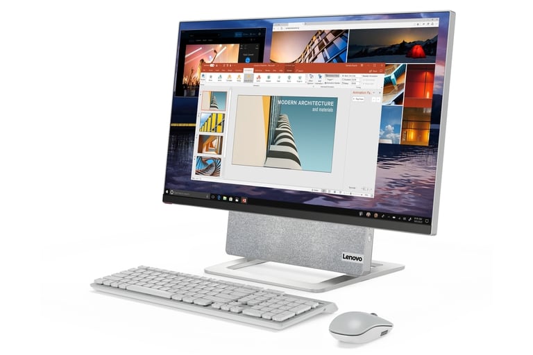 Yoga AIO 7: la PC todo-en-uno de Lenovo con pantalla giratoria - LA NACION