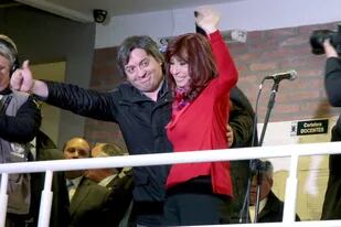 Máximo Kirchner y Cristina Fernández de Kirchner
