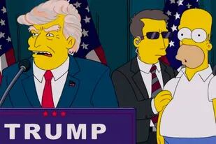 La serie mostró en el año 2000 a Donald Trump como presidente de los Estados Unidos