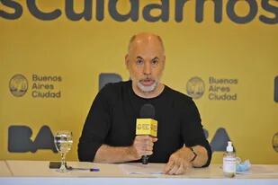Conferencia de Horacio Rodríguez Larreta por a situación en la ciudad