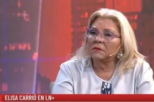 Elisa Carrió estuvo presente en LN+ y habló sobre la interna de Juntos por el Cambio (Captura video)