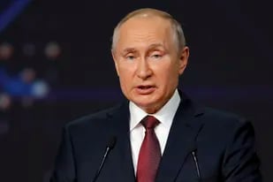 El presidente ruso Vladimir Putin en San Petersburgo, Rusia, el 4 de junio del 2021. (Foto AP/Dmitri Lovetsky, Pool, File)
