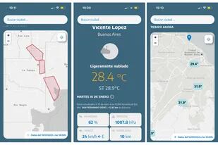 El Servicio Meteorológico Nacional lanzó una app