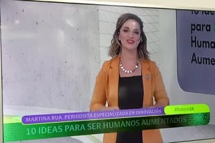 La periodista especialista en innovación Martina Rua enumeró las 10 ideas para ser humanos aumentados