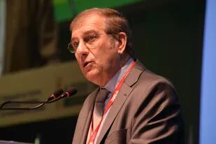 Fernando Rivara, presidente de la Federación de Acopiadores, en su discurso inaugural