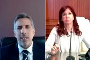 Cristina Fernández de Kirchner y el fiscal luciani