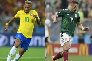 Neymar y Chicharito, las principales figuras