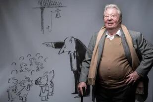 El dibujante humorístico Jean-Jacques Sempé