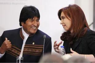 Cristina Kirchner y Evo Morales
