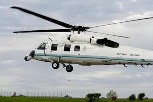 El helicóptero H-01 de la presidencia de Argentina
