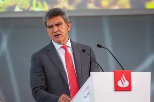 01/04/2022 El consejero delegado de Banco Santander, José Antonio Álvarez, en la junta general ordinaria de accionistas 2022. ECONOMIA EMPRESAS BANCO SANTANDER
