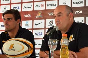 Matera, el nuevo capitán de los Jaguares, y Mario Ledesma, el entrenador que debutará en el Super Rugby 2018