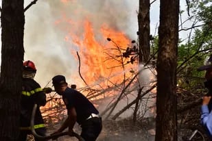 Incendios en Ituzaingó, Corrientes, al norte de los Esteros del Iberá