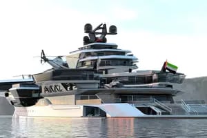 El megayate que podría convertirse en la embarcación oficial de los Emiratos Árabes