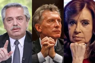 Alberto Fernández, Mauricio Macri y Cristina Kirchner, y una decisión con amplio impacto