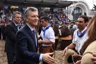 Macri durante su visita del año pasado