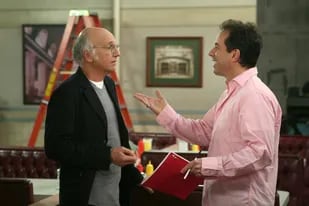 Larry David y Jerry Seinfeld, creadores de la serie amos de su dominio.
