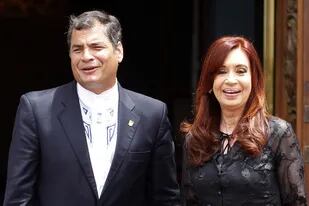 Rafael Correa y Cristina Kirchner