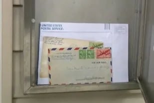 Las cartas que recibió estos días Gary Katen, un vecino de Nueva Jersey, fueron enviadas en abril y mayo de 1946