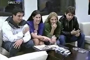 Marcelo Corazza, Daniela Ballester, Tamara Paganini y Gastón Trezeguet fueron los finalistas de Gran Hermano 2001