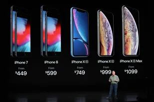 Todos los precios de los iPhone que están disponibles en el catálogo de Apple, de 449 a 1099 dólares