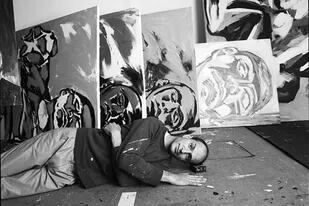 6. Luis Frangella retratado por Andreas Sterzing, 1984. Cortesía Cosmocosa