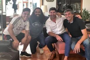 Juan Pablo Sorín, junto a Marcelo Gallardo, Marcelo Salas y Enzo Francescoli, las "leyendas" de River
