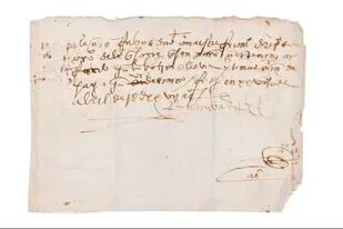 El documento con la firma de Hernán Cortés era una orden de pago, fechada el 27 de abril de 1527