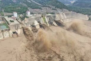 La represa de Yihetan, cerca de Luoyang, en China