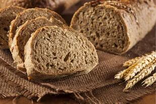 Pan casero de salvado de trigo.