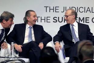 Rosatti, Maqueda y Rosenkrantz, en la cumbre judicial internacional J-20