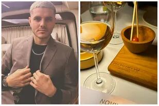 Mauro Icardi fue a cenar a un exclusivo restaurant, subió una foto y un detalle lo delató: ¿quien fue su cita?