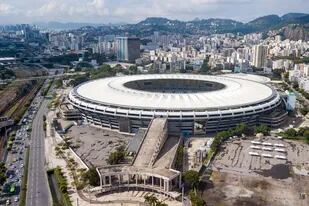 Una postal famosa: el estadio Maracanã, tan icónico de Rio de Janeiro como el Cristo Redentor y las playas de Copacabana; allí tendrá lugar la final de la Copa América Brasil 2021.